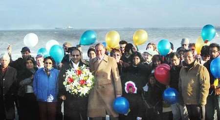 Members of the Kent-based relief organisation for Sri Lankan orphans, KASTDA, with North Thanet MP Roger Gale, at the 2005 ceremony. Picture: PETER BARNETT