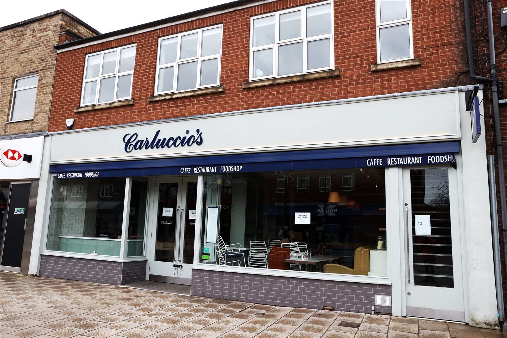 A closed Carluccio’s restaurant in West Bridgford, Nottingham (Tim Goode/PA)