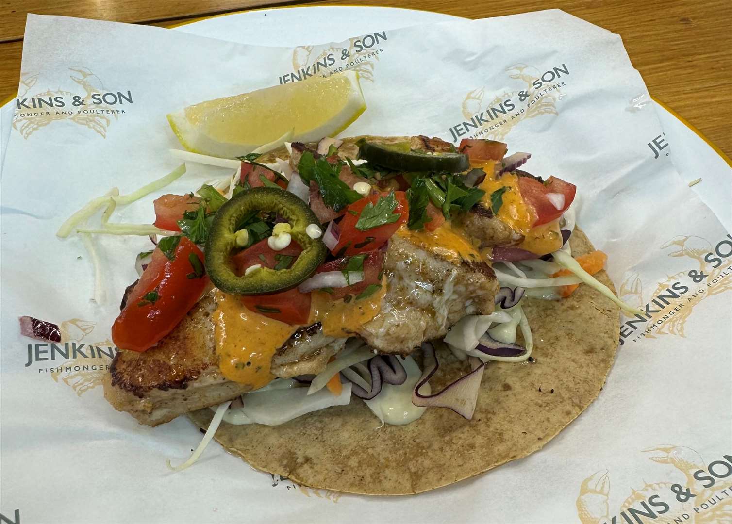 The monkfish taco