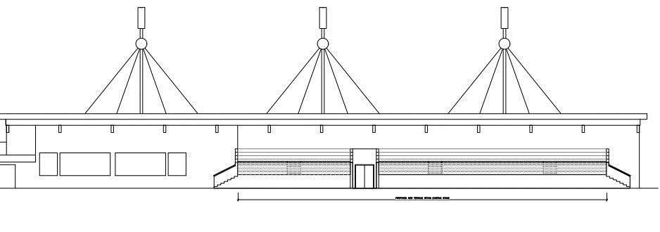 Chatham Town FC's plans to create a new terrace in the main stand at the Bauvill Stadium. Picture: Chatham Town FC/Mark Carter Associates