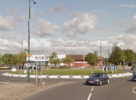 The A229 Maidstone Road roundabout. Pic: Google maps