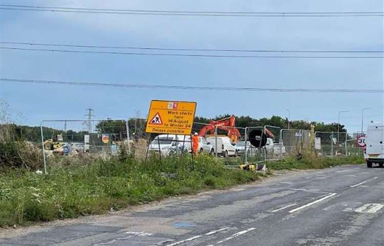 Work at the Grovehurst junction in Sittingbourne. Picture: Stock image