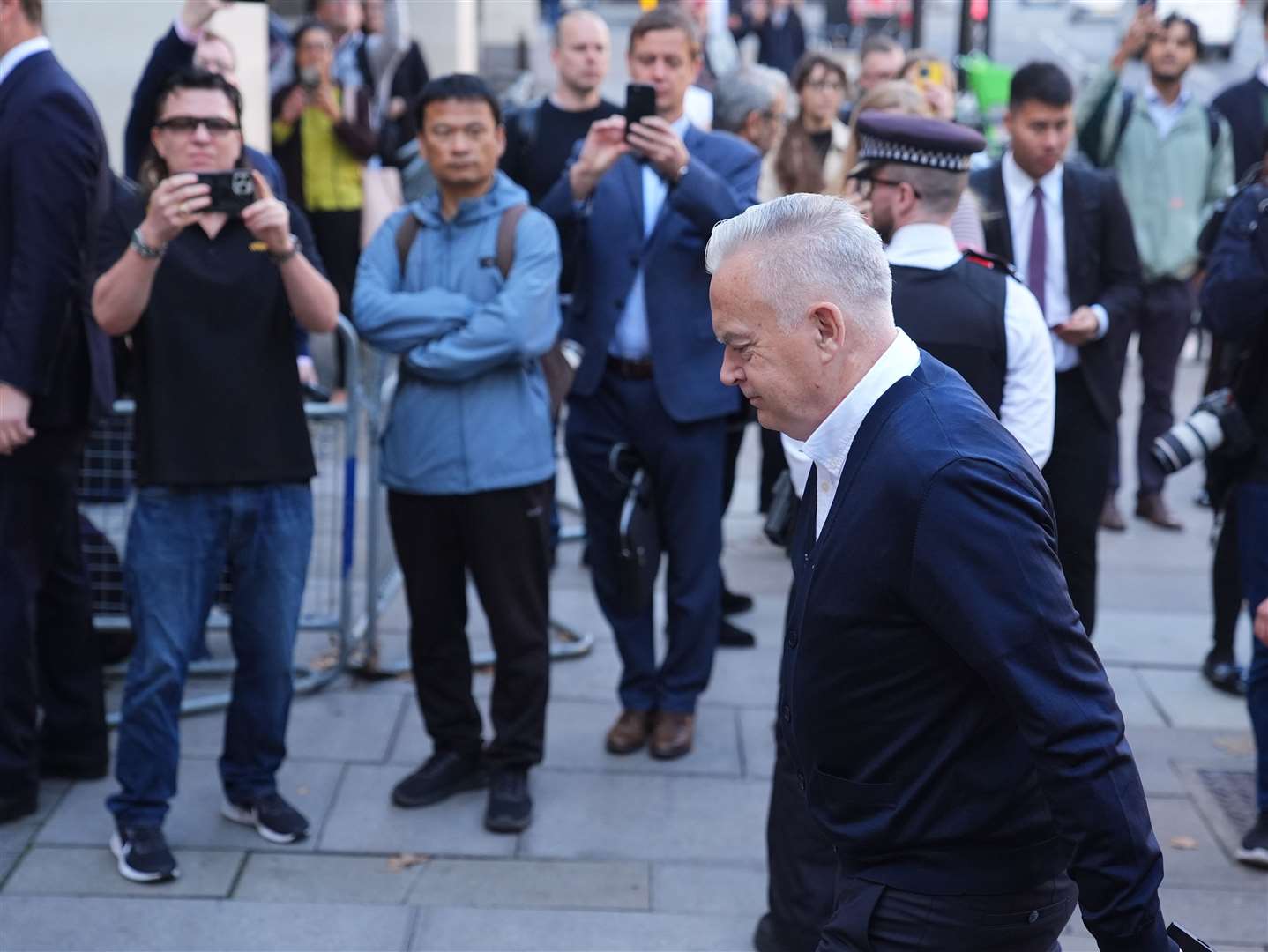 Edwards walked into court with his head bowed (James Manning/PA)