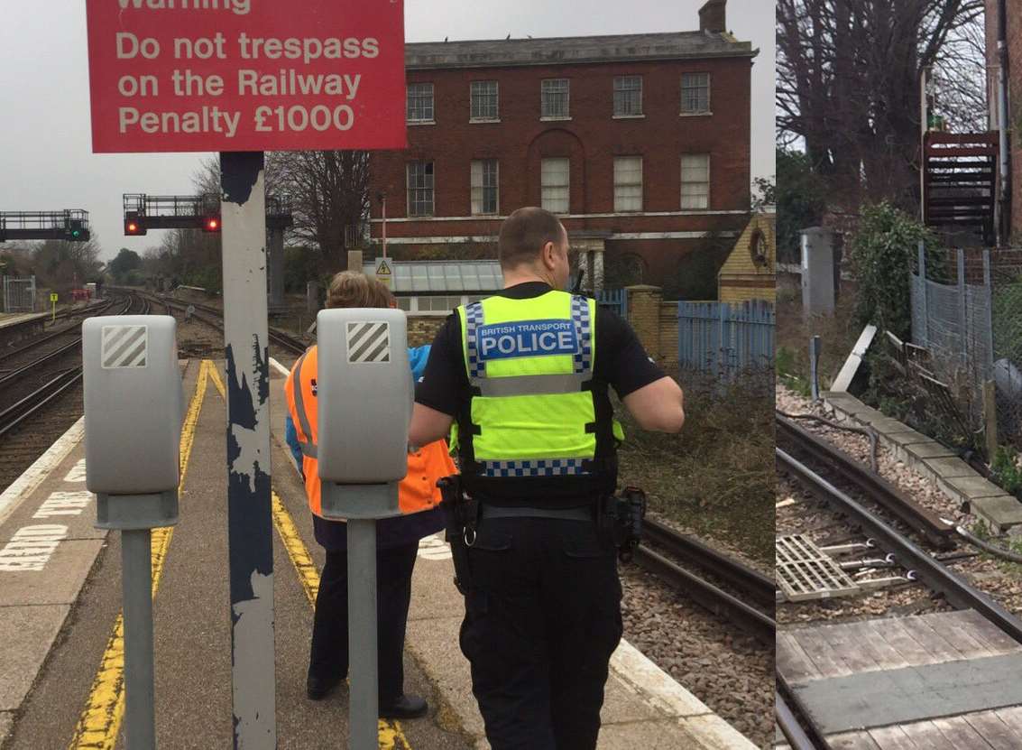 Southeastern reported an incident on a train. Picture: British Transport Police