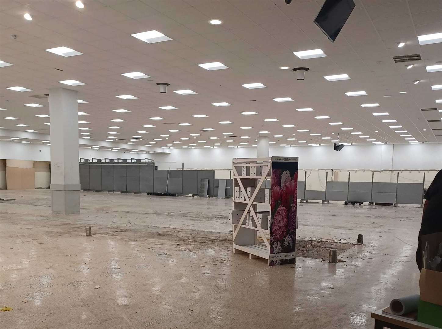 Inside the former Morrisons superstore in Faversham