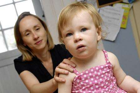 Cllr Jenny Whittle with her 17-month-old daughter Katie