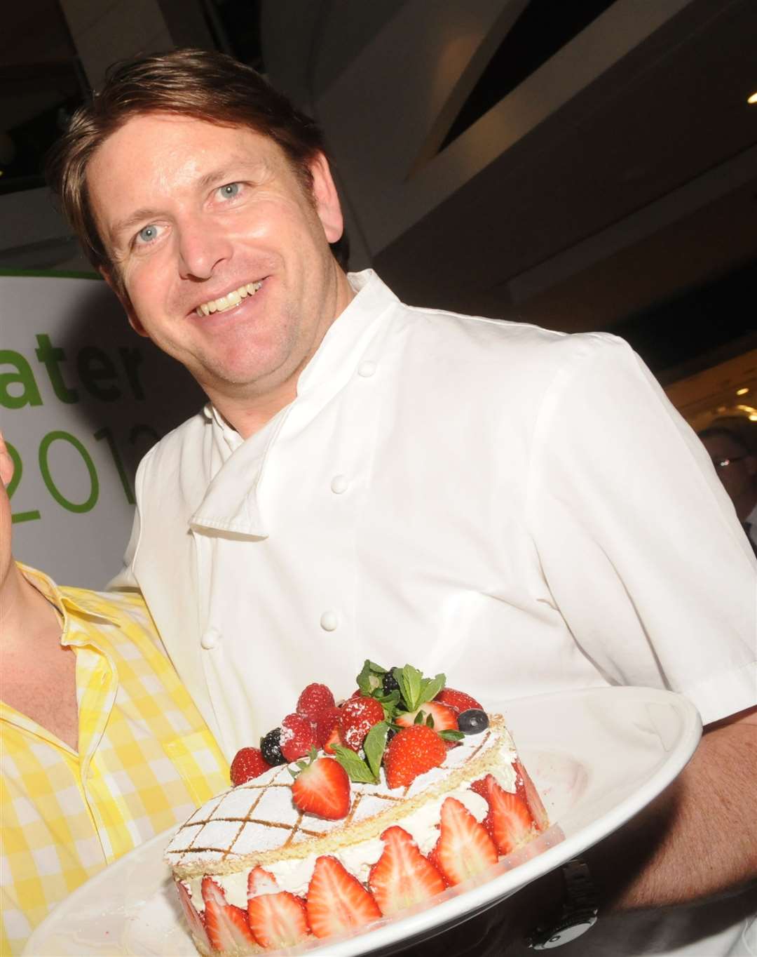 James Martin was at the launch of BBC's Good Food Spring Show at Bluewater