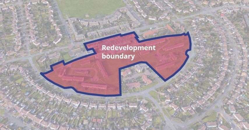 The proposed development site in Cambridge Crescent, Shepway. Picture: Golding Homes