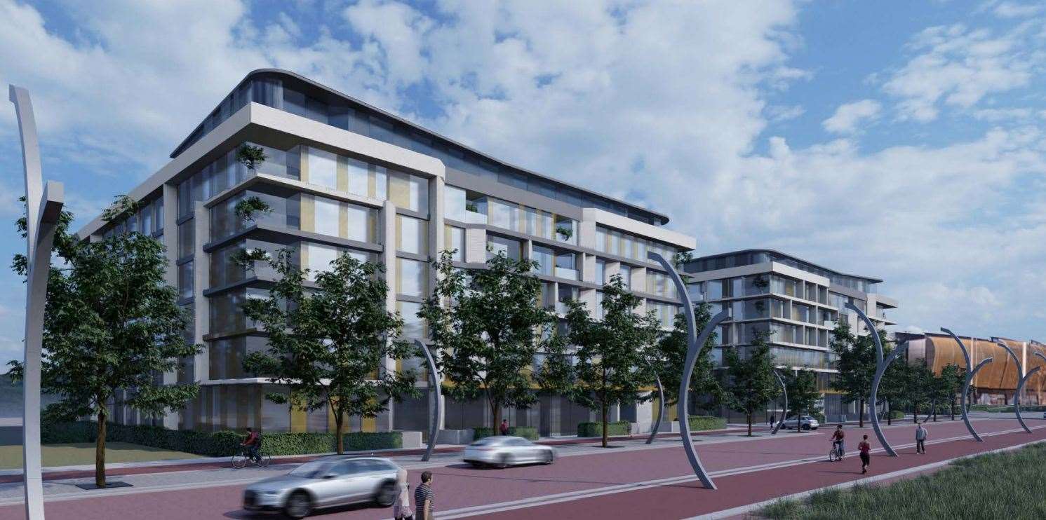 How the second phase of Elwick Place could look. Picture: Hollaway