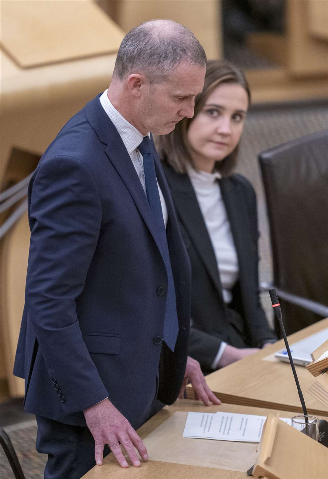 Mr Matheson gave a personal statement to the Scottish Parliament (Jane Barlow/PA)