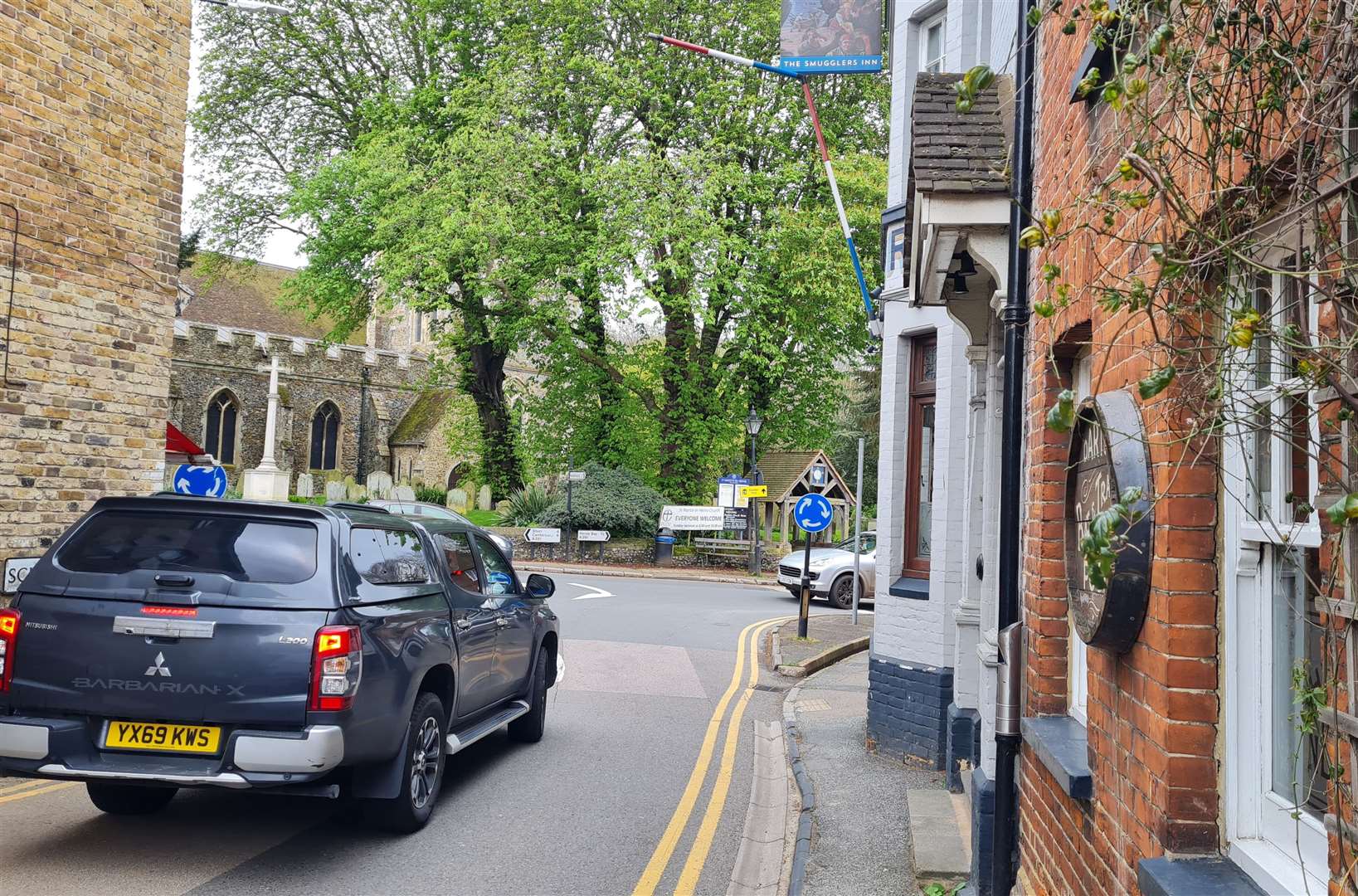 Narrow roads with double yellow lines mean the School Lane car park is a vital amenity
