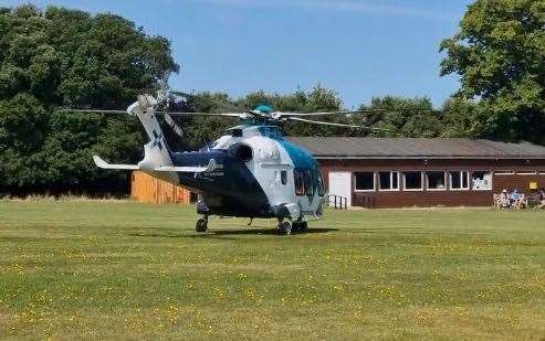 A man was airlifted to a London hospital following the incident in Westgate-on-Sea on Friday, July 19