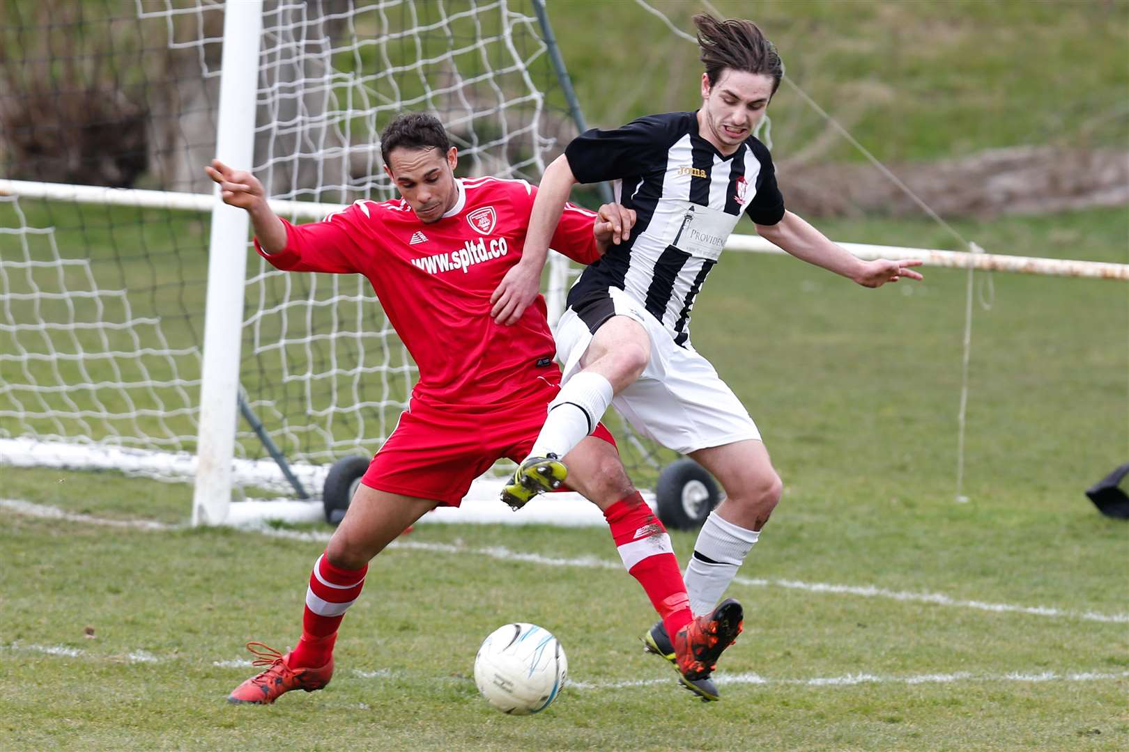 Gravesham Borough (red) played in the Southern Counties East League Picture: Matthew Walker