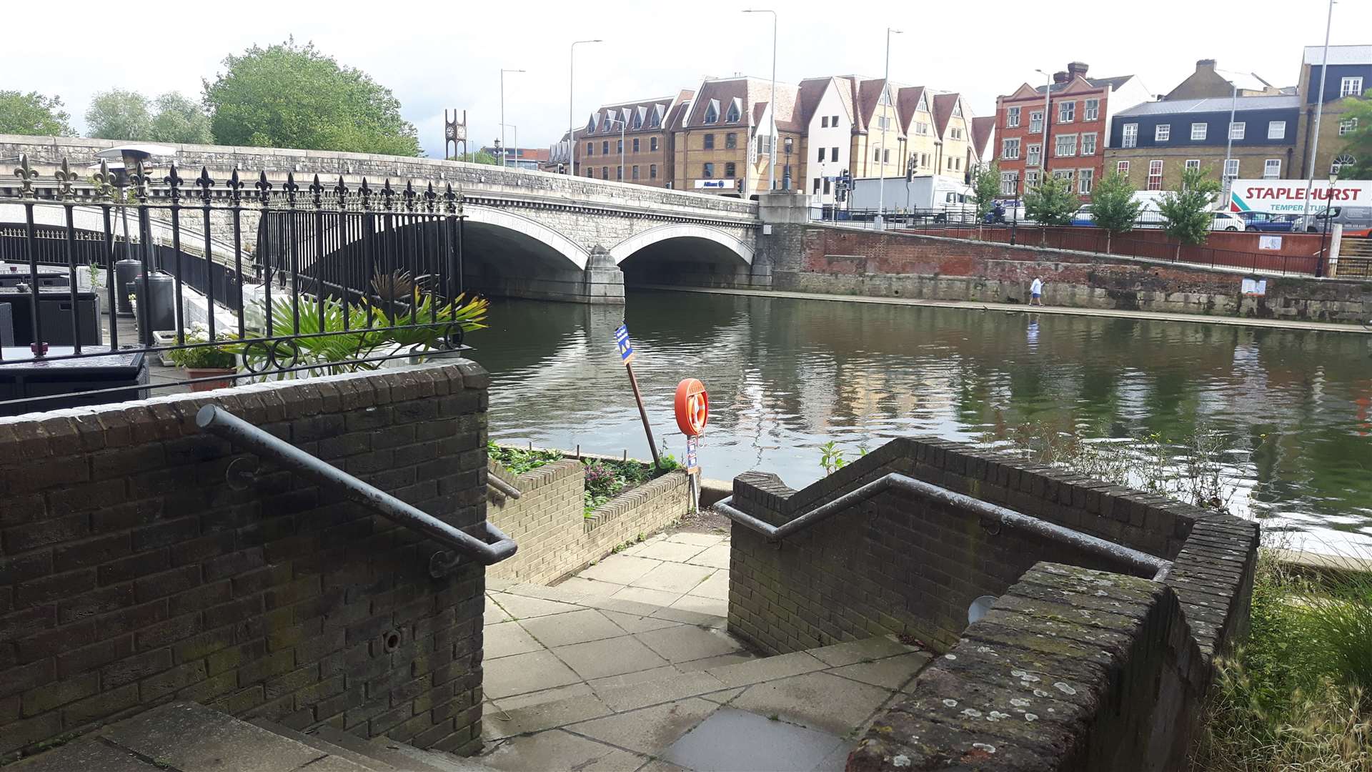 The body was found near The River Medway in Maidstone