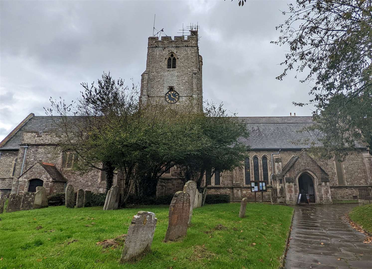 St Eanswythe’s church in Folkestone
