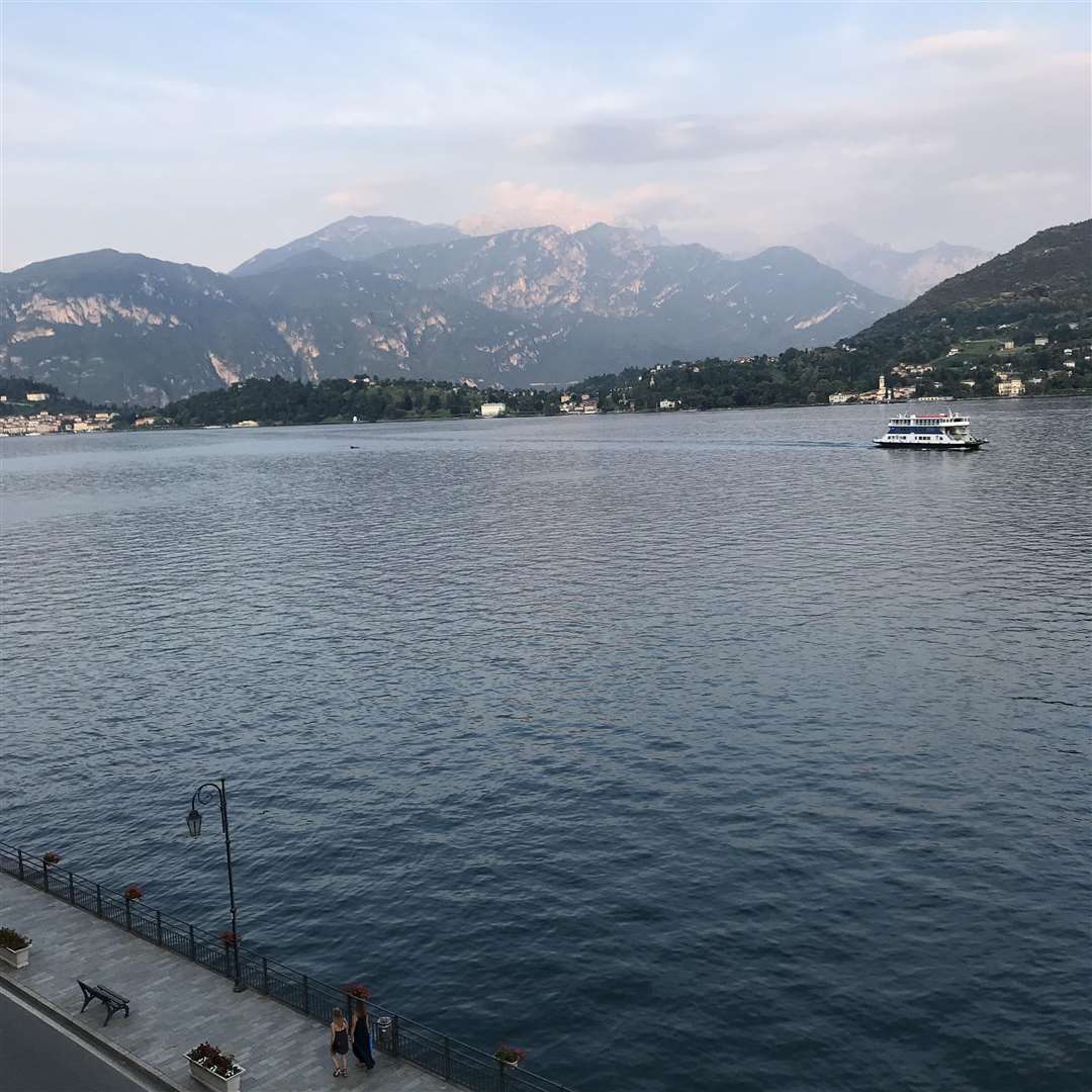 The vast lake, Italy's third largest