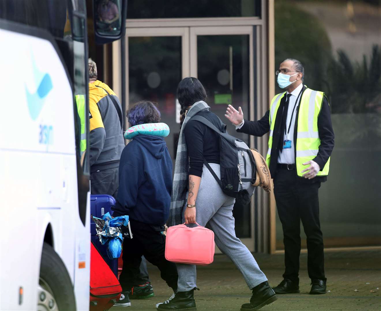 An 11-night stay in a quarantine hotel is mandatory for people returning from red-list countries (Yui Mok/PA)