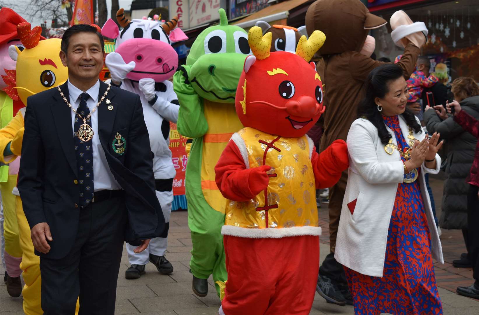 Medway Mayor Cllr Nina Gurung (right) with husband Taikaji Gurung