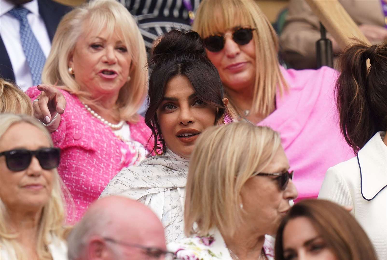 Priyanka Chopra in the Royal Box (Adam Davy/PA)