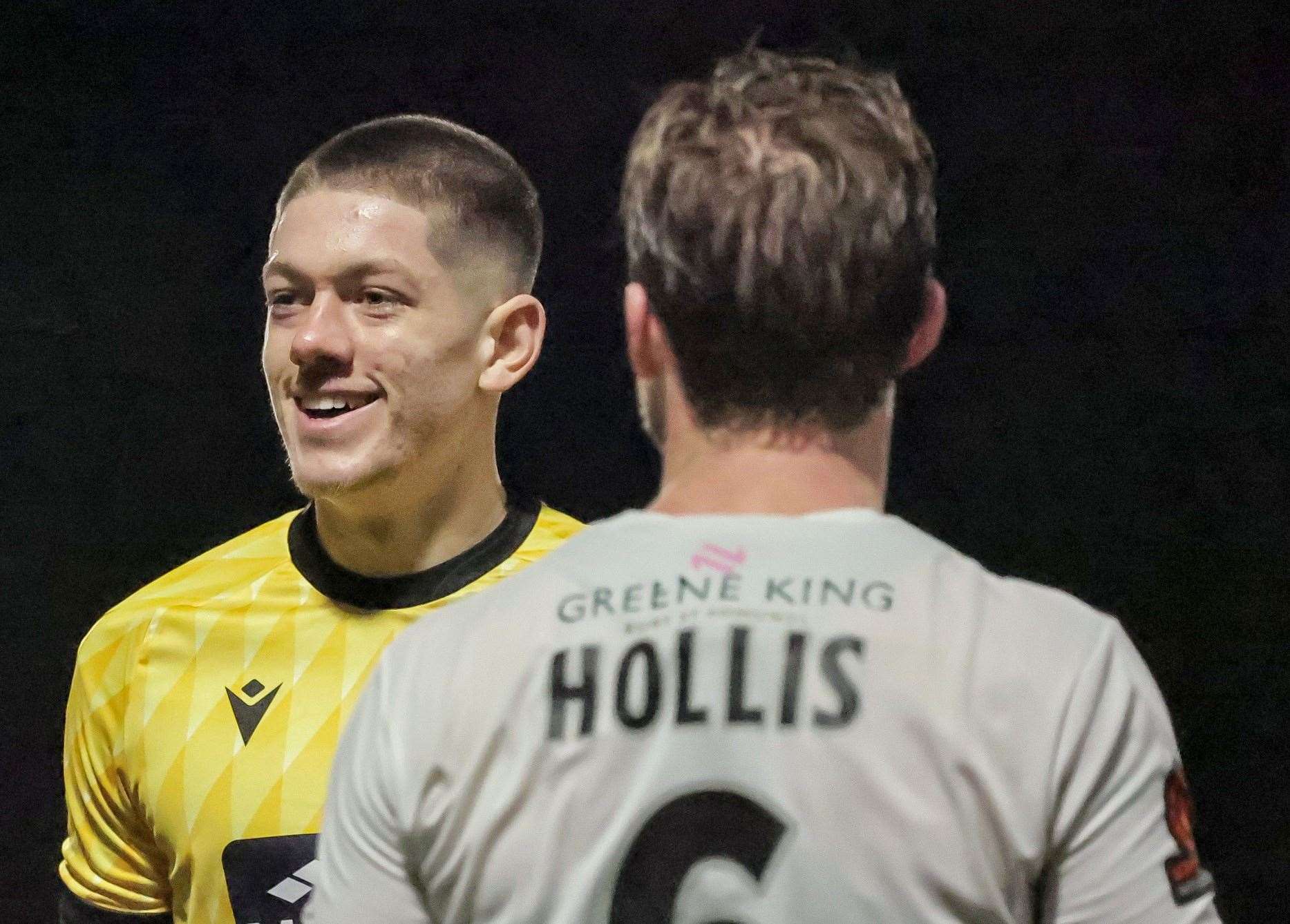 Goalkeeper Lenny Holden makes his debut as an outfield player. Picture: Helen Cooper