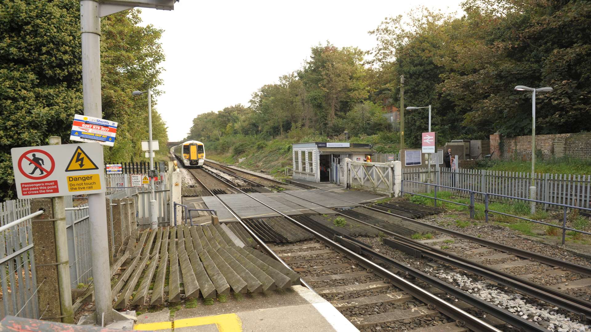 Stone Crossing railway station. Picture: Steve Crispe