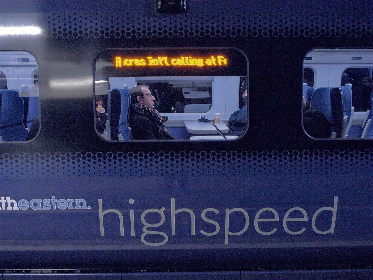 The high-speed train from Folkestone to London. Picture: Gary Browne