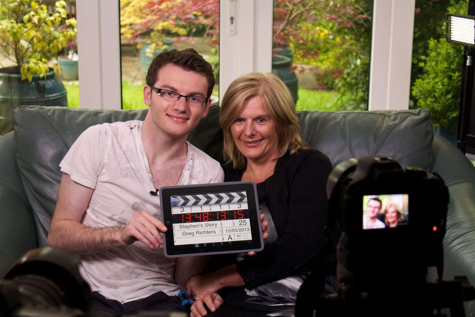 Stephen Sutton with his mother Jane Sutton (Teenage Cancer Trust/PA)