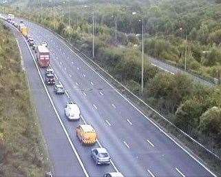 The crash is affecting the M2, M20, A249, and A229