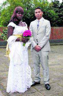 Mercy marries Fatboy - EastEnders