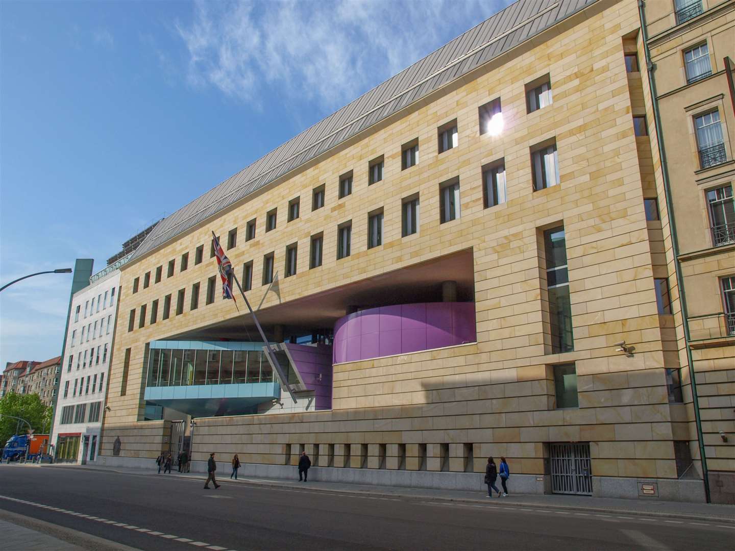 The British embassy in Berlin (Alamy/PA)