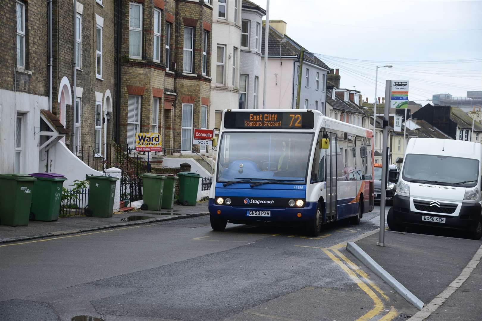 Thomas terrorised a family out with their children in Dover Road, Folkestone. Library image