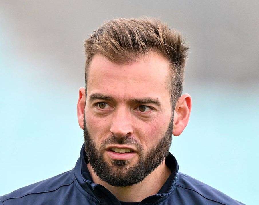 Kent Spitfires vice-captain Jack Leaning - denied claims the players aren’t trying hard enough or simply don’t care as they remain bottom of the T20 Blast South group. Picture: Keith Gillard