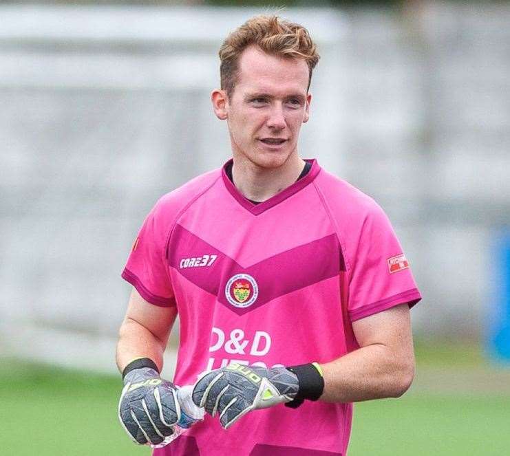 New Ashford keeper Tyler McCarthy Picture: Ian Scammell