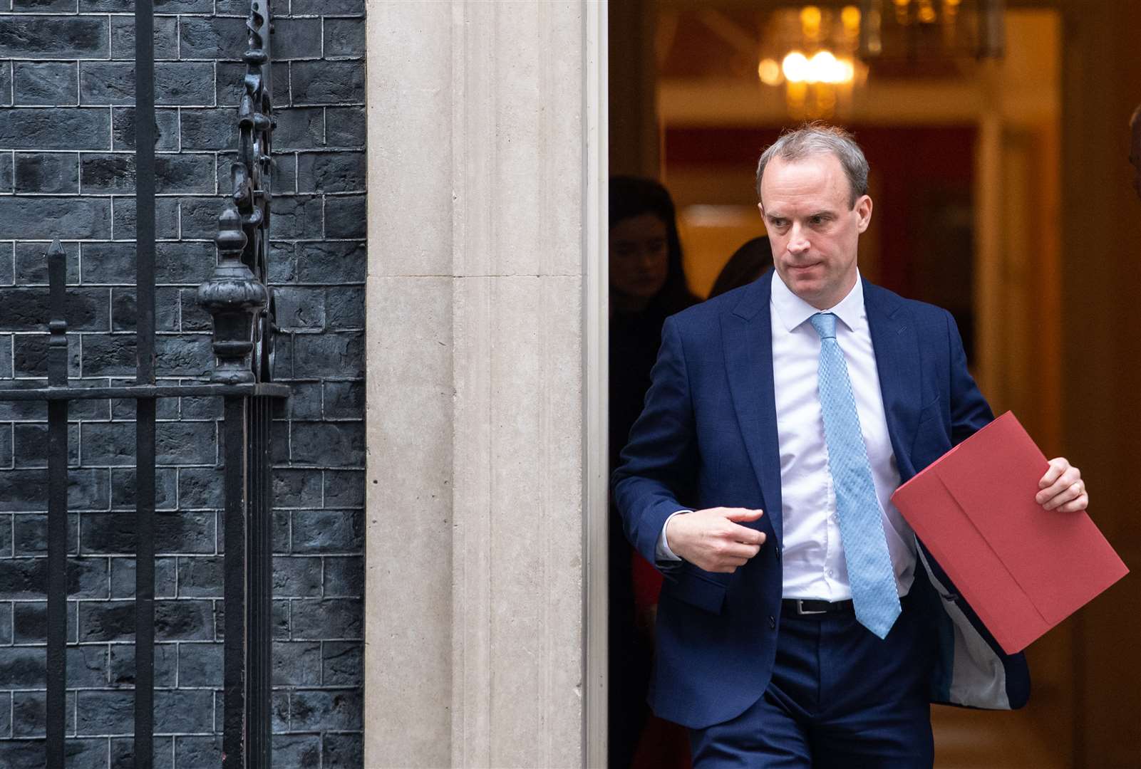 Dominic Raab is standing in for Boris Johnson (Dominic Lipinski/PA)