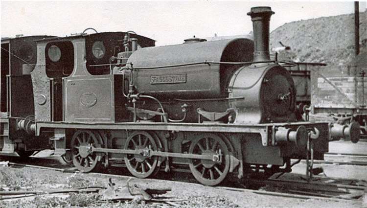 Locomotive St Augustine built in 1923 was based at Chislet Colliery from 1955 to 1960 Pic Dover Museum and Bronze Age Boat Gallery