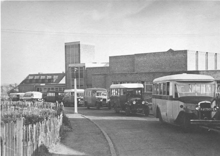 A view of the old pithead baths building at Betteshanger Colliery. Picture Jim Davies