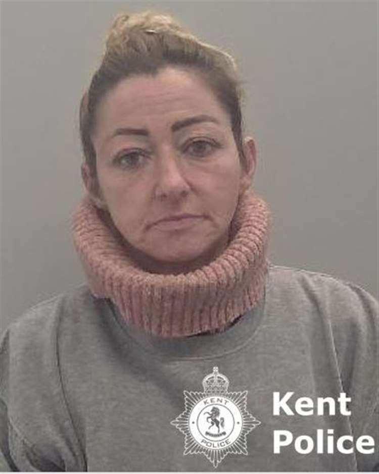 Lisa Willett was placed back behind bars after continuing to shoplift even after she had been given a two-year banning order for thefts in Sittingbourne. Picture: Kent Police