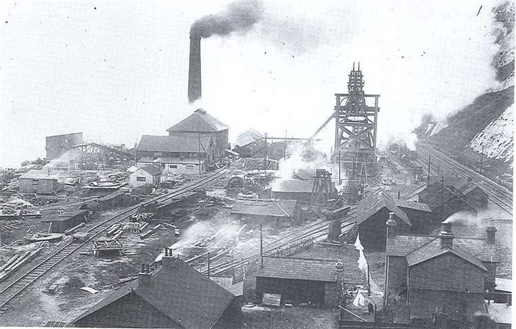 The old Dover, or Shakespeare Colliery, in the area now occupied by part of Samphire Hoe. PictureBob Hollingsbee