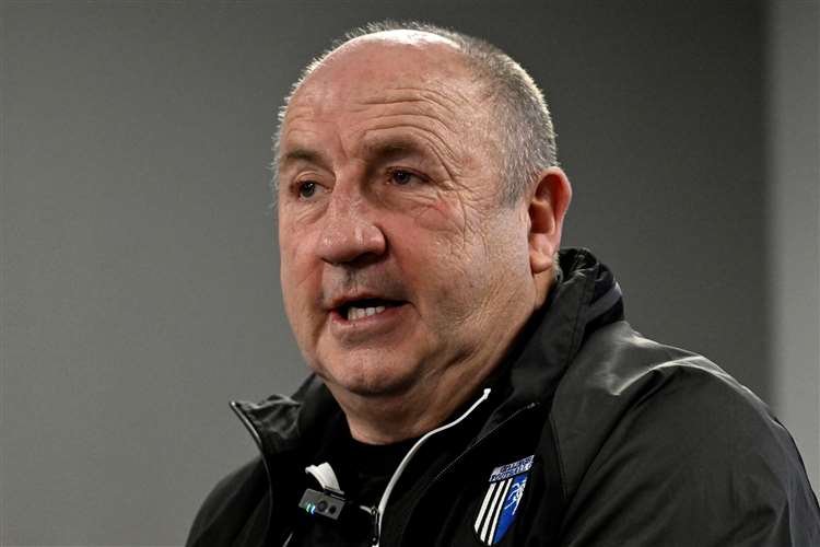 Gillingham manager John Coleman looks ahead to the visit of Crewe Picture: Barry Goodwin