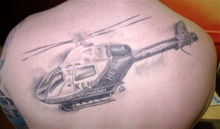 Comprised of apache helicopter parts... - Ben Around Tattoos | Facebook