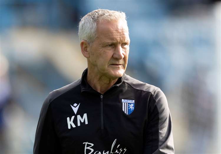 Keith Millen remains in charge of Gillingham on an interim basis and he was proud of the players on Saturday Picture: @Julian_KPI