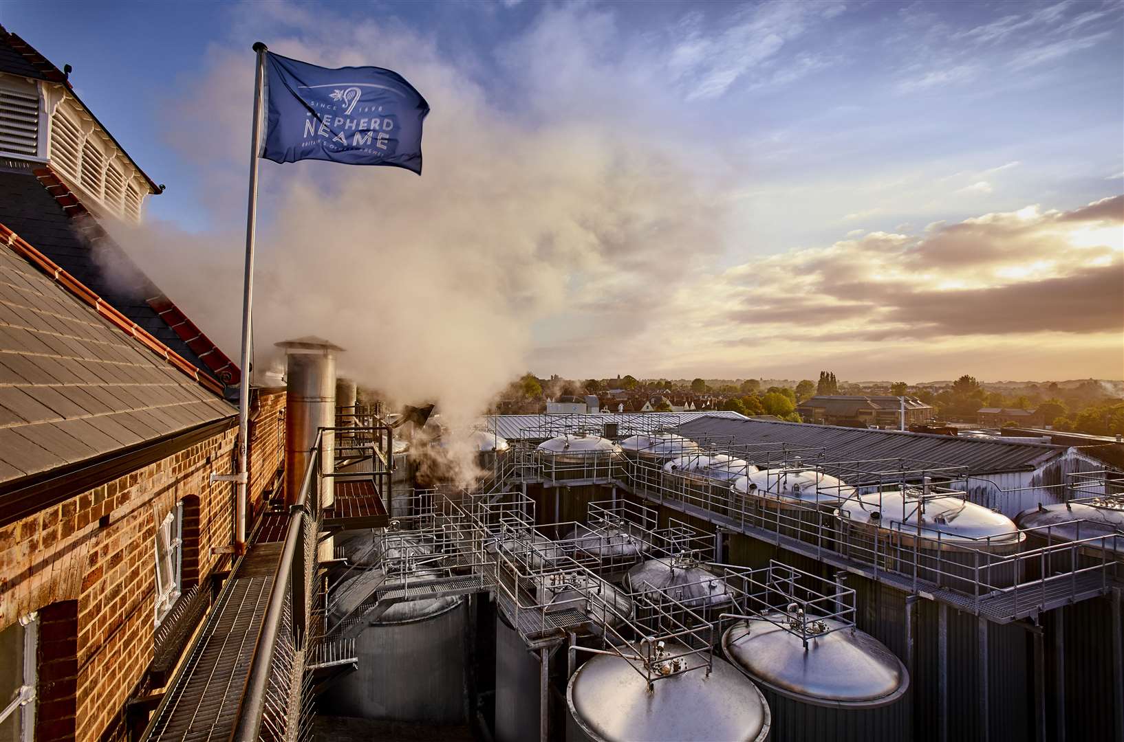 The Shepherd Neame brewery in Faversham