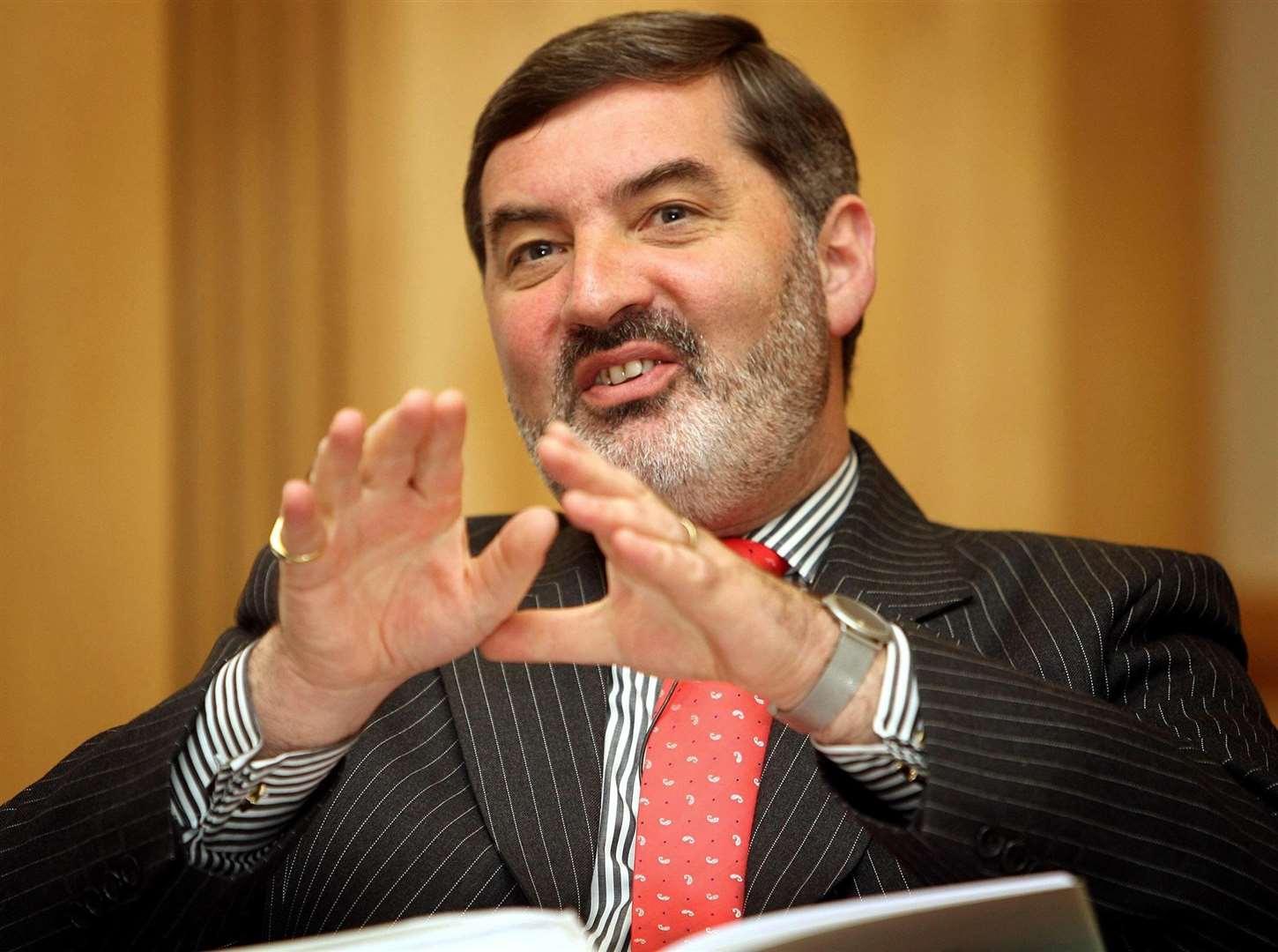 Lord Alderdice said Lord Trimble had taken extraordinary risks for peace (Paul Faith/PA)