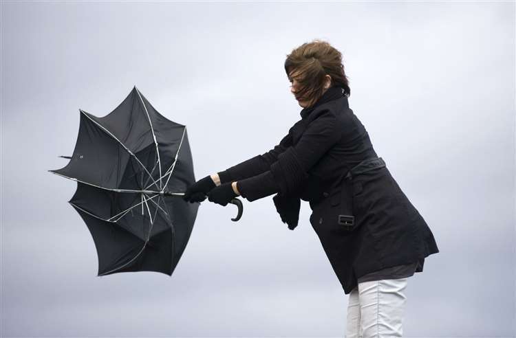 A weather warning for wind has been issued until 6pm tonight