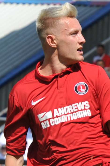 Charlton forward Joe Piggot