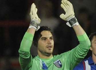 Gillingham goalkeeper Glenn Morris Picture: Barry Goodwin