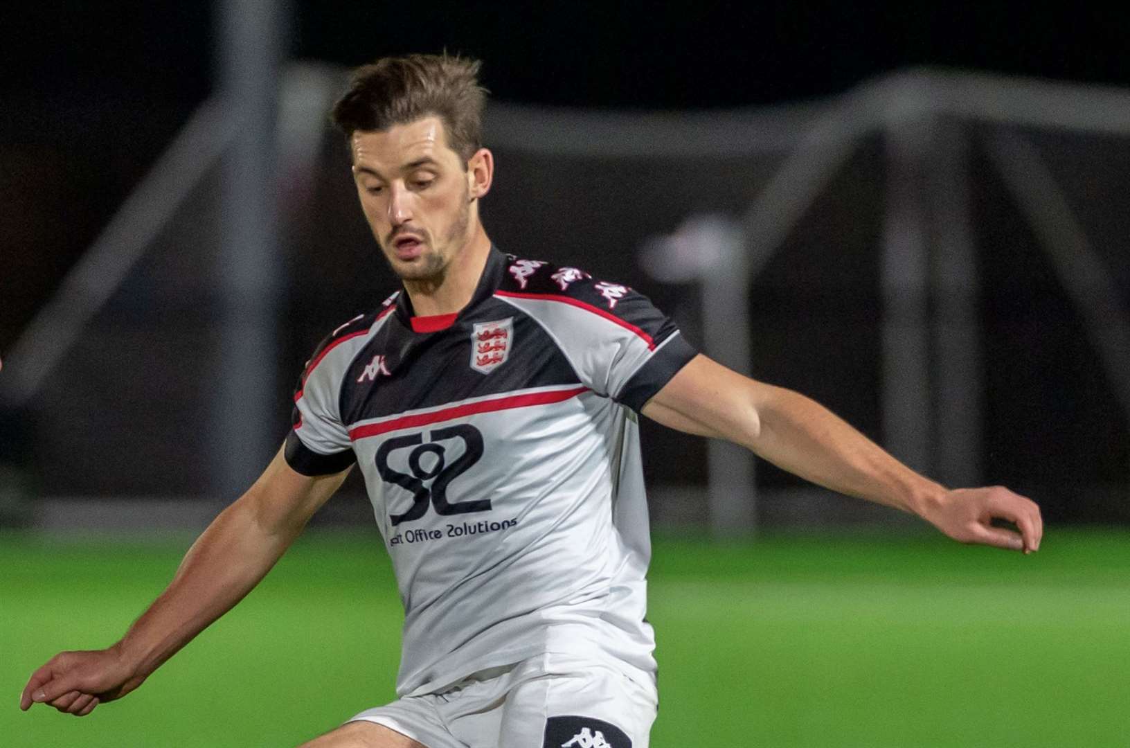 Midfielder Sam Hasler - scored an early penalty for Faversham at Holmesdale in a 1-1 draw last Saturday. Picture: Ian Scammell