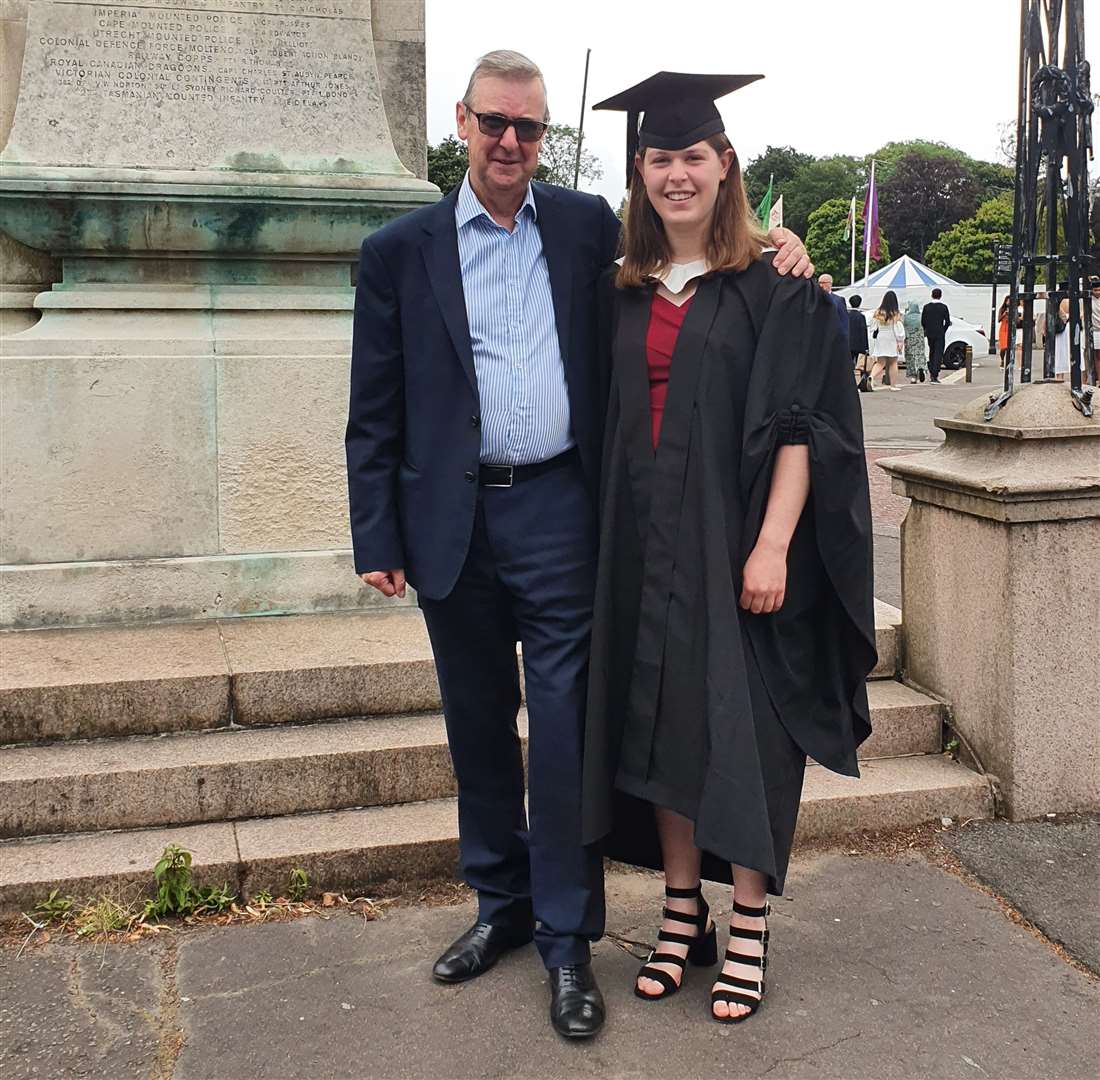 Mr Stephens said it was ‘incredible’ to see his daughter Cerys play clarinet in the Queen’s funeral procession at Windsor Castle (Kevin Stephens/PA)