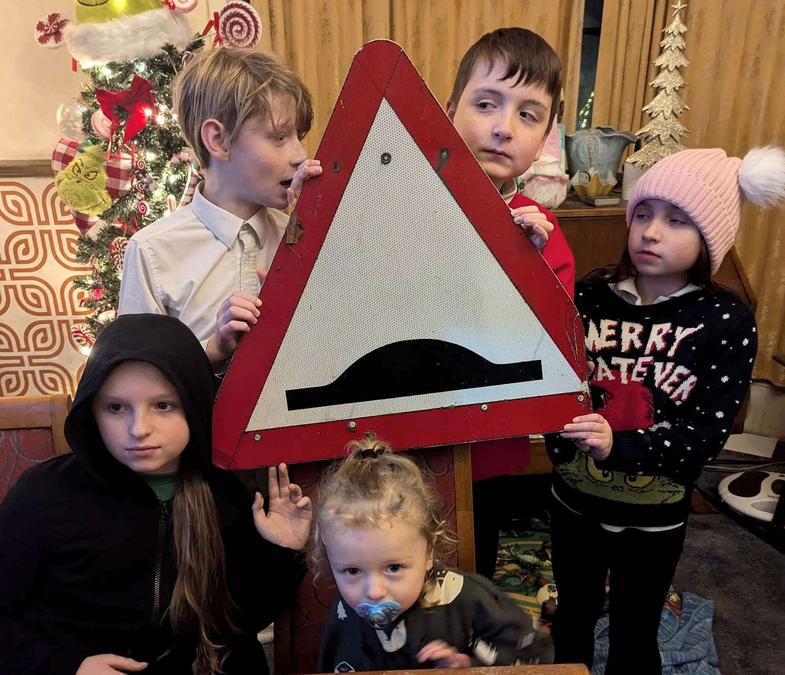 A Herne Bay mum has been left furious after a dangerous road sign fell down in William Street. Picture: Shelli Birkett