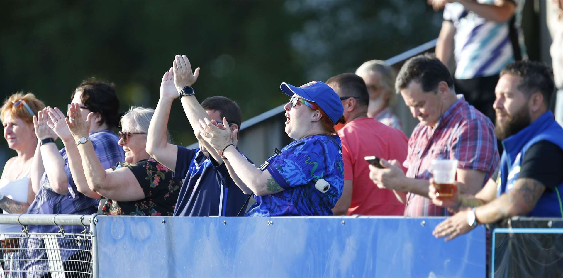 Margate supporters will not see their side in action on Tuesday night after their scheduled game against East Thurrock was postponed due to the ongoing fuel crisis. Picture: Andy Jones